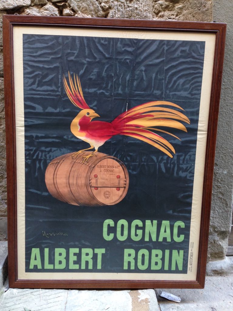 antiquariato: manifesto cognac Albert Robin