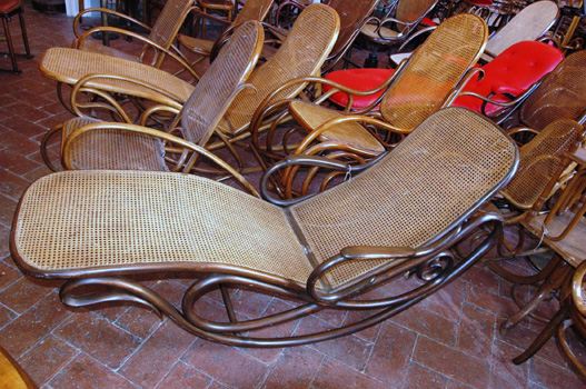 antiquariato: Chaise longue Thonet