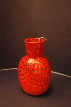 antiquariato: Vaso Occhi, in vetro di Murano