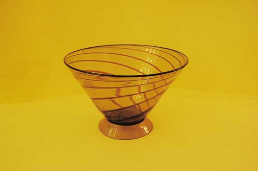antiquariato: Vaso centro tavola, Venini, Murano