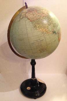 Svedish globe, with black base