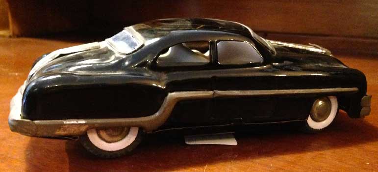 black toy car