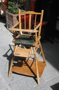 Child's beech chair